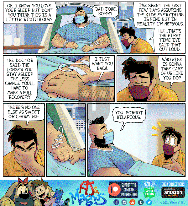 AJ and Magnus on Monday May 17, 2021 Comic Strip