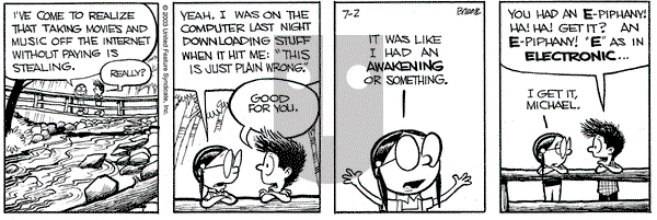 Grand Avenue on Wednesday July 2, 2003 Comic Strip