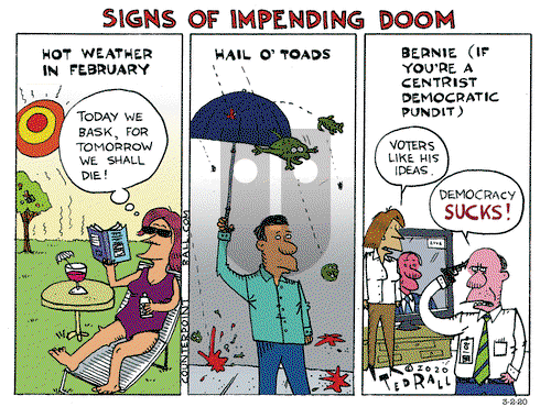 Ted Rall on Monday March 2, 2020 Comic Strip