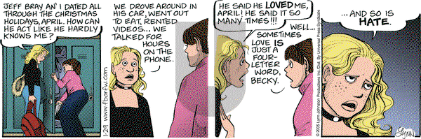 For Better or For Worse on Saturday January 29, 2005 Comic Strip