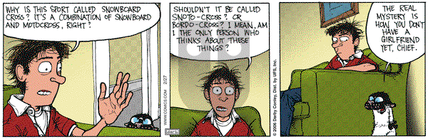 Get Fuzzy on Monday February 27, 2006 Comic Strip