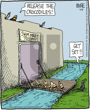 In the Bleachers on Saturday April 7, 2012 Comic Strip