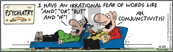 Frank and Ernest on Tuesday April 23, 2013 Comic Strip