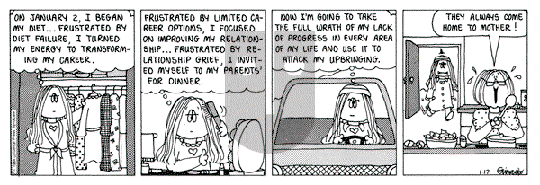 Cathy Classics on Tuesday January 17, 1984 Comic Strip