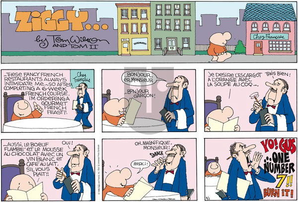 Ziggy on Sunday March 1, 1998 Comic Strip