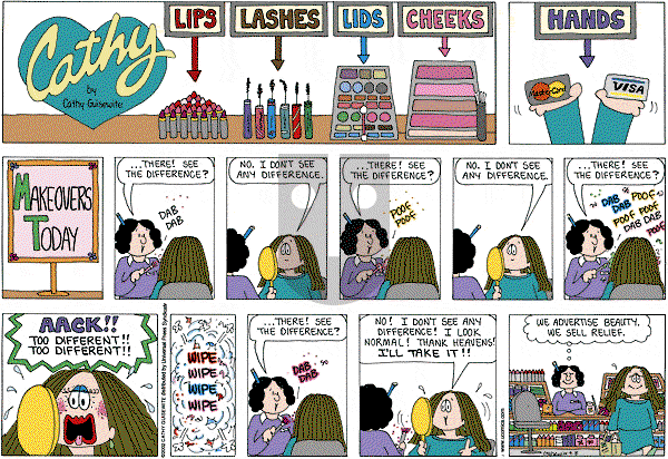 Cathy Classics - Sunday September 8, 2002 Comic Strip
