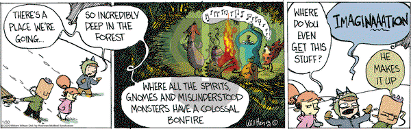 Wallace the Brave on Thursday January 30, 2020 Comic Strip