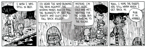 Calvin and Hobbes on Monday March 16, 1992 Comic Strip