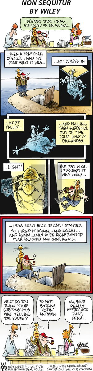 Non Sequitur on Sunday April 28, 2013 Comic Strip