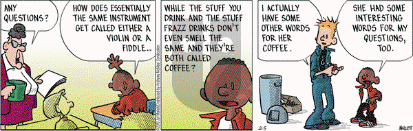 Frazz on Tuesday February 5, 2019 Comic Strip