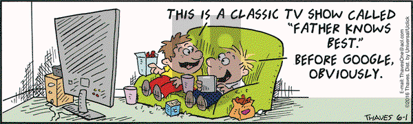 Frank and Ernest on Wednesday June 1, 2016 Comic Strip