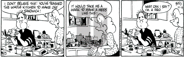Luann on Saturday October 15, 1994 Comic Strip