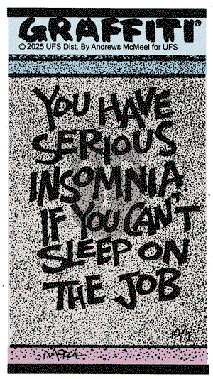 Graffiti on Wednesday October 1, 2025 Comic Strip