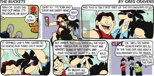 The Buckets on Sunday March 1, 2015 Comic Strip