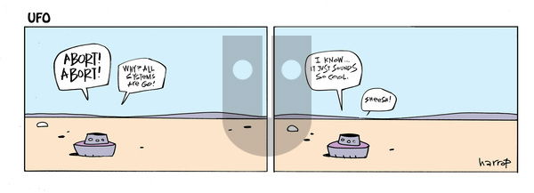 UFO on Wednesday April 23, 2025 Comic Strip
