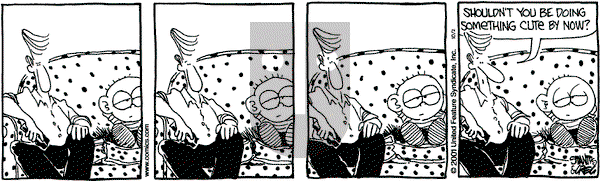 The Buckets on Tuesday October 2, 2001 Comic Strip