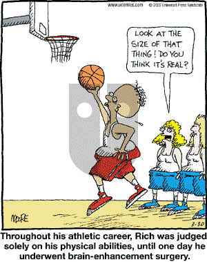 In the Bleachers - Saturday March 30, 2002 Comic Strip