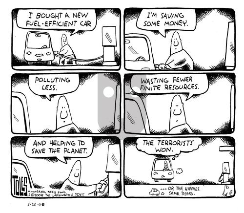 Tom Toles on Sunday May 25, 2008 Comic Strip