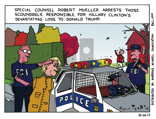 Ted Rall on Monday October 30, 2017 Comic Strip