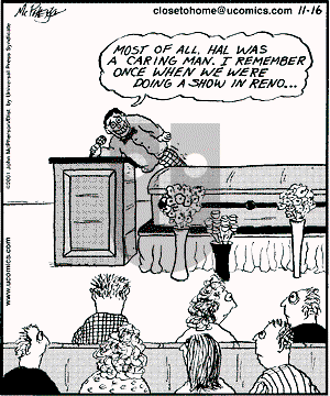 Close to Home - Friday November 16, 2001 Comic Strip