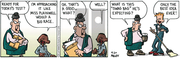 Frazz on Monday April 20, 2015 Comic Strip