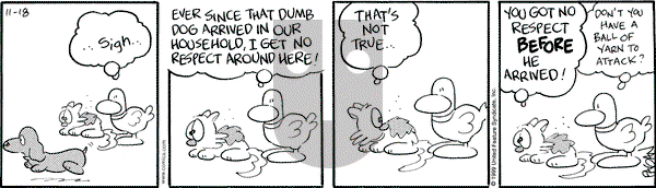 Drabble on Thursday November 18, 1999 Comic Strip
