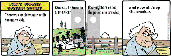 Lola on Tuesday September 18, 2018 Comic Strip