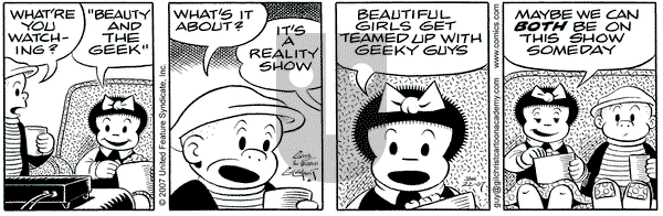 Nancy on Monday January 22, 2007 Comic Strip