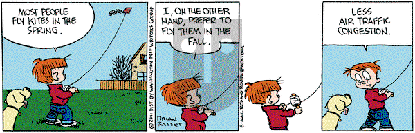 Red and Rover on Tuesday October 9, 2001 Comic Strip