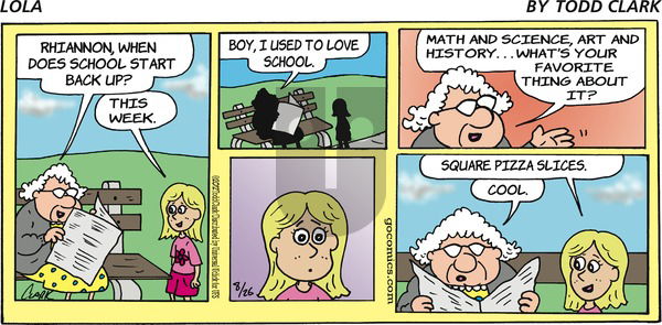 Lola on Sunday August 26, 2012 Comic Strip