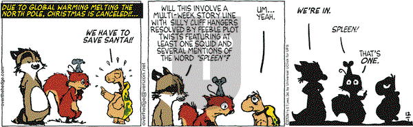 Over the Hedge on Saturday December 1, 2012 Comic Strip