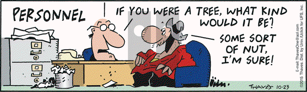 Frank and Ernest on Friday October 23, 2015 Comic Strip