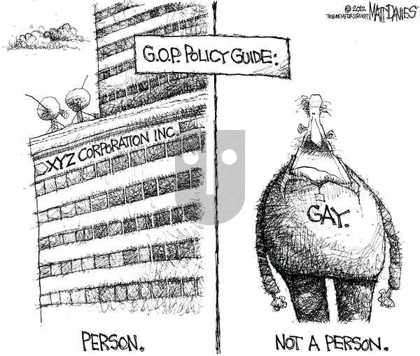 Matt Davies on Tuesday January 10, 2012 Comic Strip