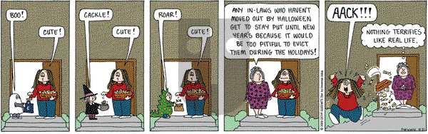 Cathy Classics on Saturday October 31, 2009 Comic Strip