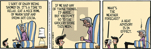Grand Avenue on Wednesday January 7, 2015 Comic Strip