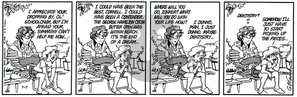 Doonesbury on Friday July 7, 1978 Comic Strip