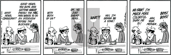 Doonesbury - Monday January 21, 1974 Comic Strip