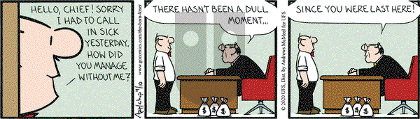 The Born Loser on Friday April 10, 2020 Comic Strip