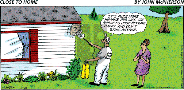 Close to Home on Sunday February 28, 2010 Comic Strip