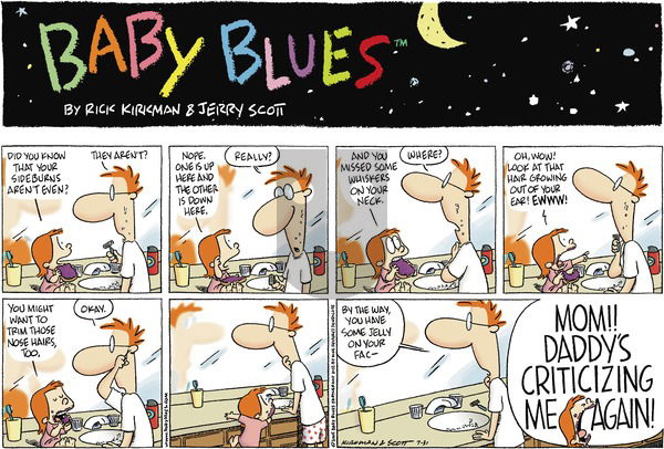 Baby Blues on Sunday July 31, 2005 Comic Strip