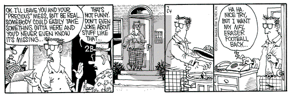 Monty on Saturday July 24, 2004 Comic Strip