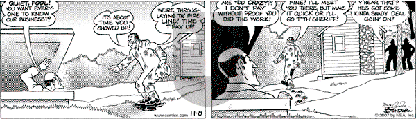 Alley Oop on Thursday November 8, 2007 Comic Strip