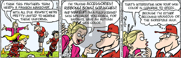 Cleats - Friday September 25, 2020 Comic Strip
