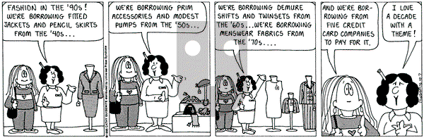 Cathy Classics on Saturday October 7, 1995 Comic Strip