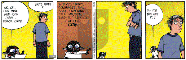 Get Fuzzy on Wednesday October 24, 2007 Comic Strip