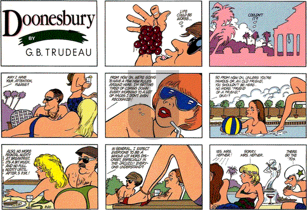 Doonesbury on Sunday August 20, 1989 Comic Strip