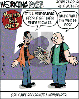 Working Daze on Saturday September 22, 2007 Comic Strip