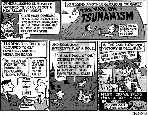 Ted Rall on Thursday December 30, 2004 Comic Strip
