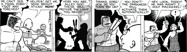 Alley Oop on Friday December 8, 2000 Comic Strip