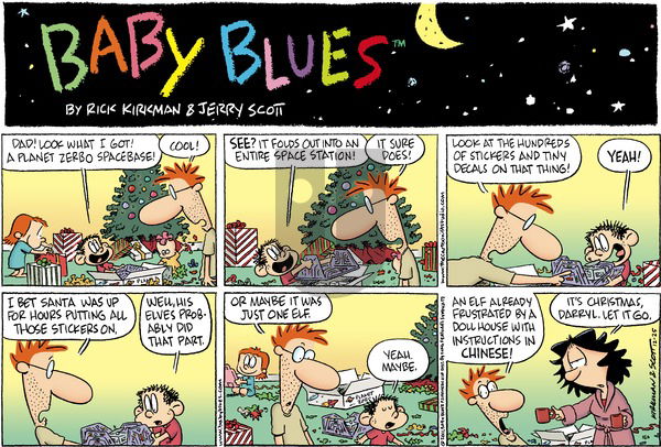 Baby Blues on Sunday December 25, 2011 Comic Strip